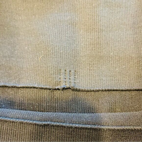 SPANX High Rise Seamless Athletic Leggings Black and Blue Size Large - Picture 10 of 11